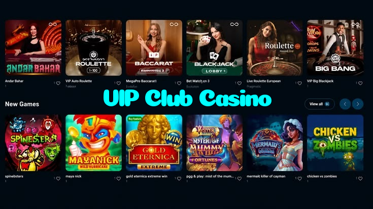 VIP Club Casino casino presented on mobile device in Pakistan with slots and live games